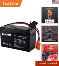 Replacement Battery for 12-Volt Ride On Vehicle with red 2 pins Connector