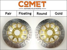Suzuki SV 650 S 1999-2002 [Pair of Front Comet RF-Series Gold Brake Discs]