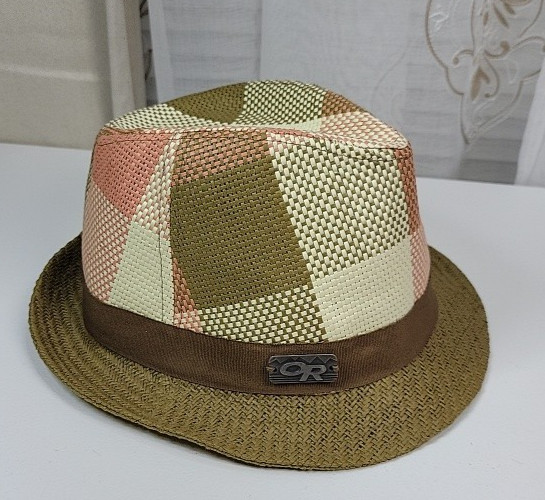 Outdoor Research Straw Weave Short Brimmed Fedora w/Can Open