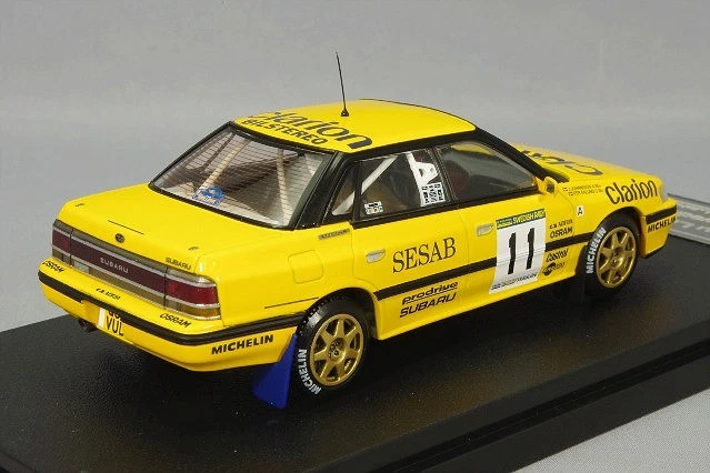 HPI HPI8273 1/43 Subaru Legacy RS #11 Rally Svedese 1992 Modello Diecast MIRAGE - Immagine 3 di 4
