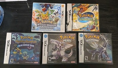 Nintendo DS 3DS Pokemon Case Manual ONLY - Lot of 5 (NO GAME