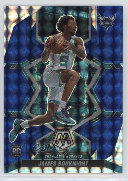 2021-22 Panini Mosaic Rookies Blue Mosaic Prizm 74/99 James Bouknight #202 0i1b