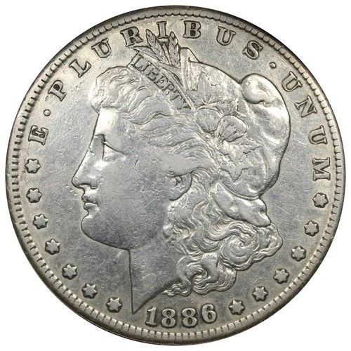 1886-S Morgan Dollar VF+ VERY FINE Details Cleaned A3043