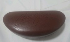 Maui Jim Okulary przeciwsłoneczne Tylko brązowa skóra EUC 