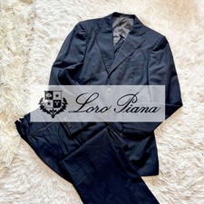 Loro Piana Business Suit Set Up Navy M Size Stylish Design