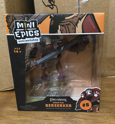 Weta Workshop Mini Epics Uruk-hai Berserker #5 Vinyl Figure LOTR Collectible