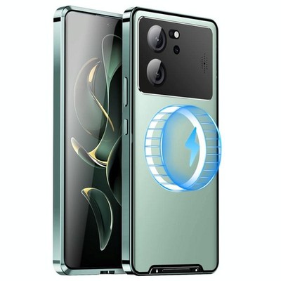 Grüne magnetische Metallhülle für Xiaomi Redmi K60 Ultra Aromatherapie
