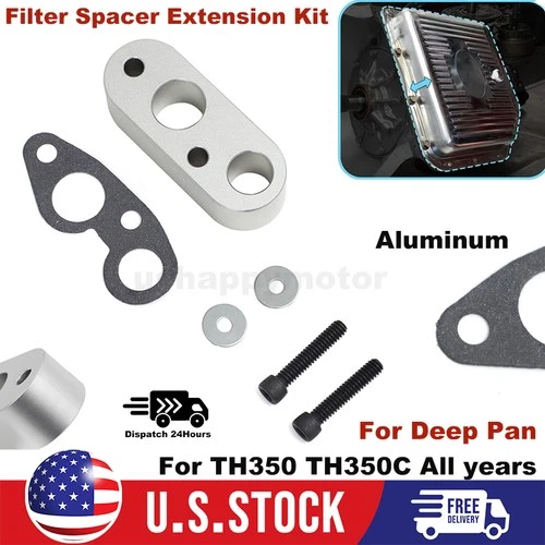 For TH350 TH350C Filter Spacer Extension Kit Deep Transmission Pan Turbo 350