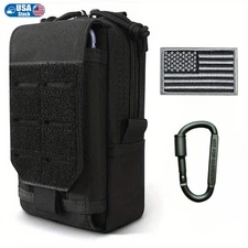 Molle Tactical Pouch Phone Holder Waist Pack EDC Tool Organizer Pocket