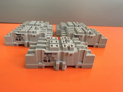 Tyco Relay Socket Mount 10A 300VAC 11Pin 27E893 Qty 5 - Photo 3/5