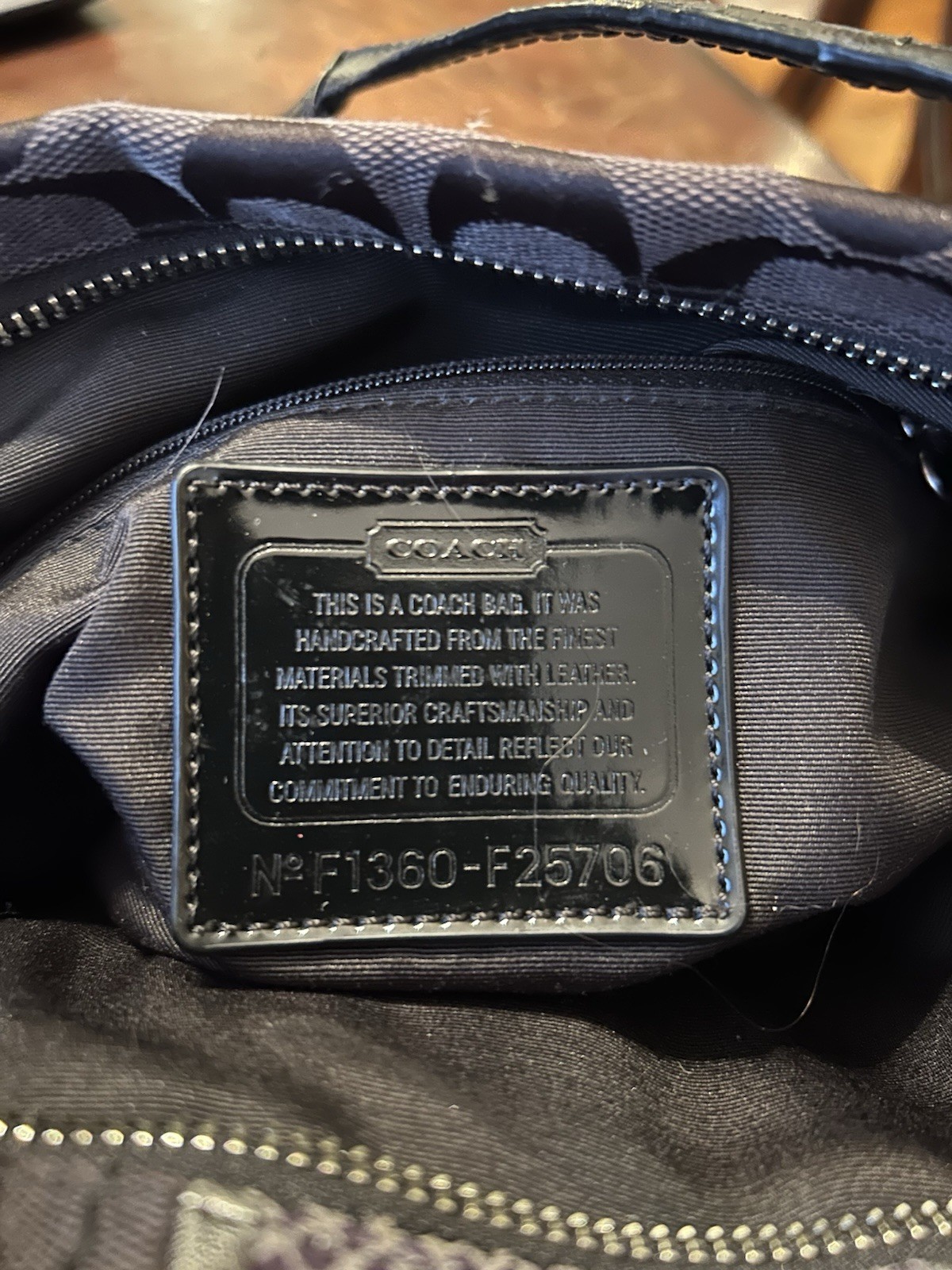 Coach Python Medium Handbag, Black - image 2