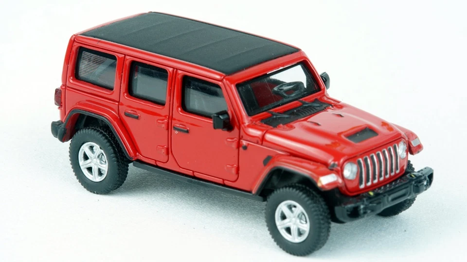 MicroCity87 Jeep Wrangler - Red #MC-870015 HO 1/87 Scale - Image 4 of 4