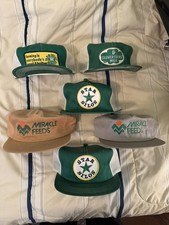 Vintage Lot K Brand Trucker Mesh SnapBack Hat Agriculture Farming