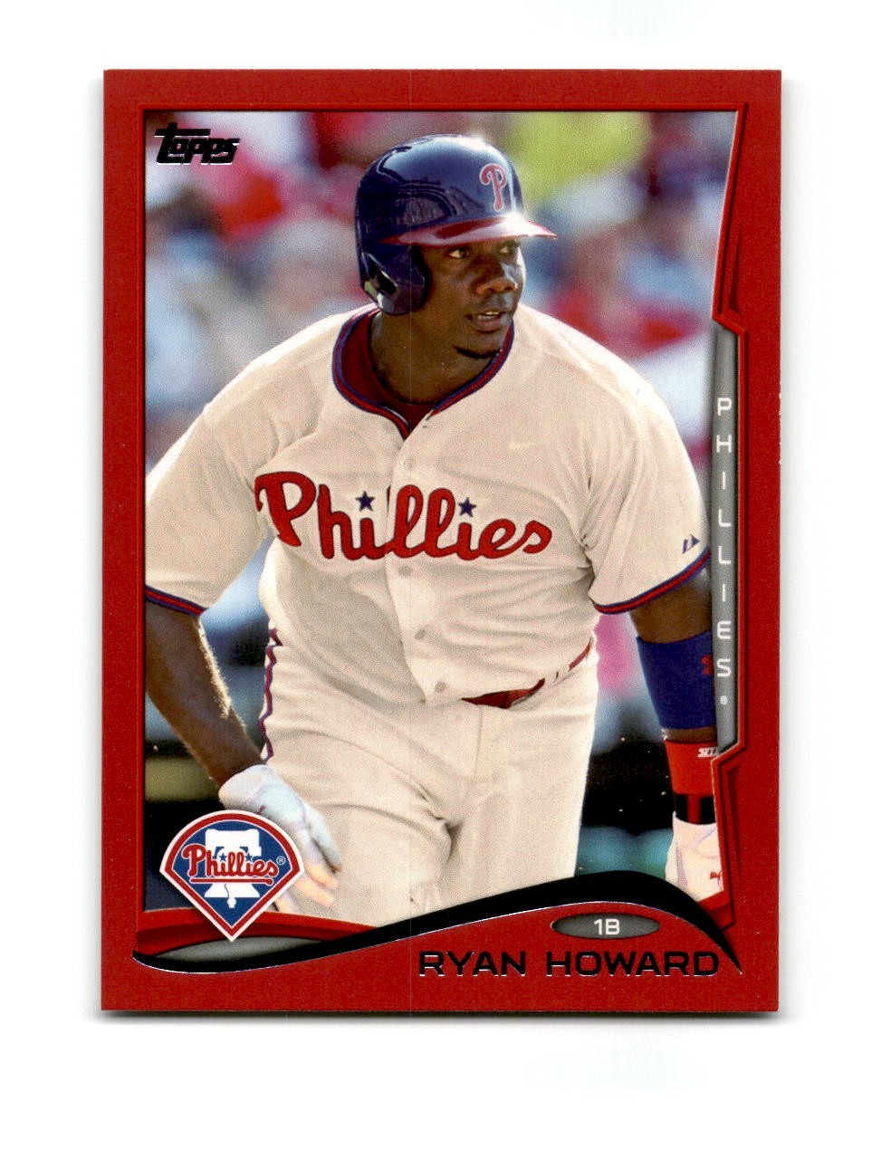 2014 Topps - Ryan Howard #105 Red Parallel Phillies