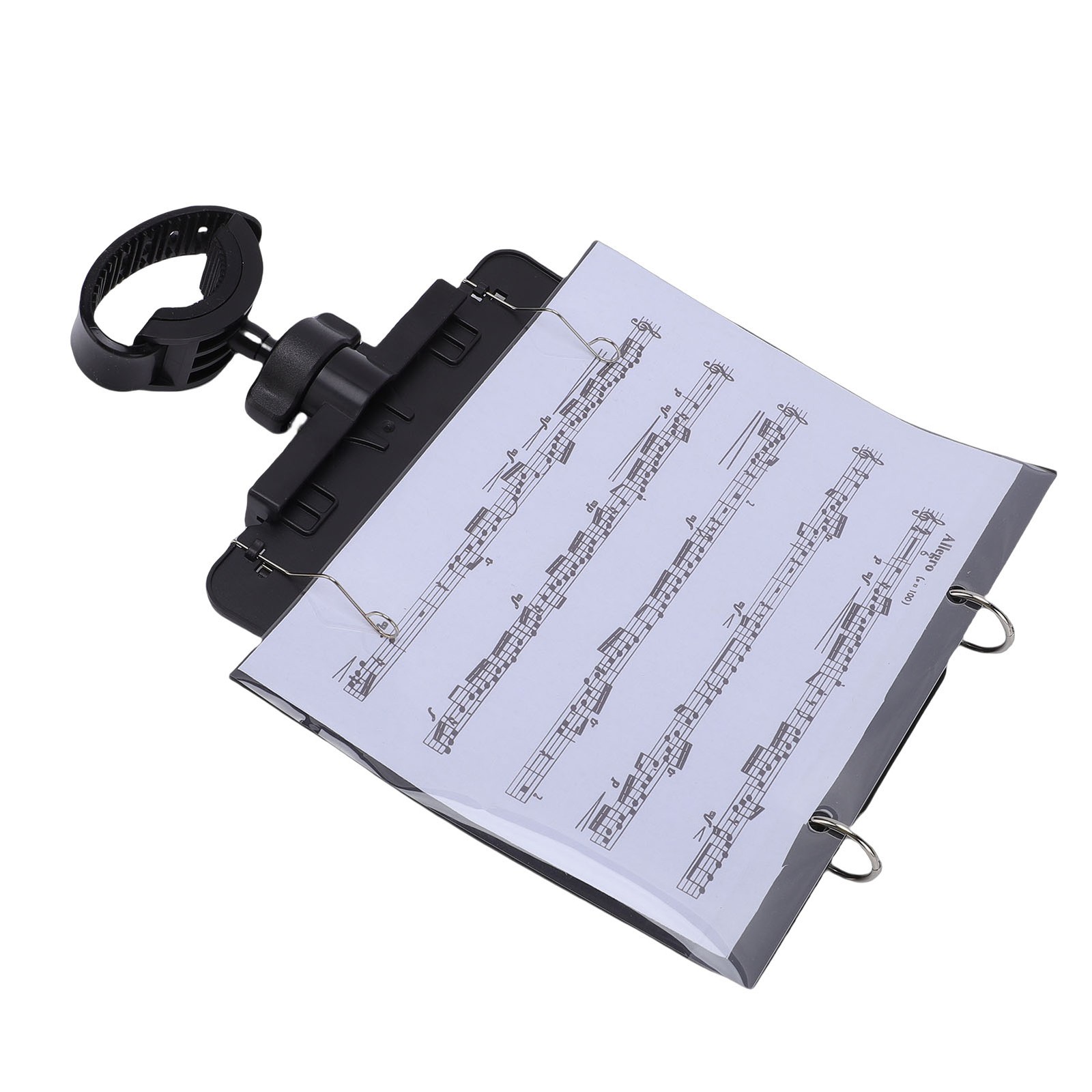 Trumpet Marching Lyre With Flip Folder Multi Angle Adjustable Music Sheet C