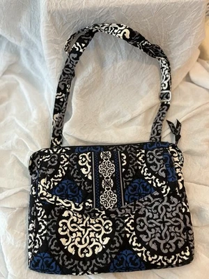 Vera Bradley EUC Hipster Crossbody Canterbury Cobalt Tablet Bag - Image 1 of 4