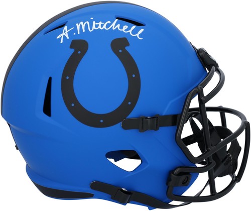 Adonai Mitchell Indianapolis Colts Autographed Riddell Rave Speed ...