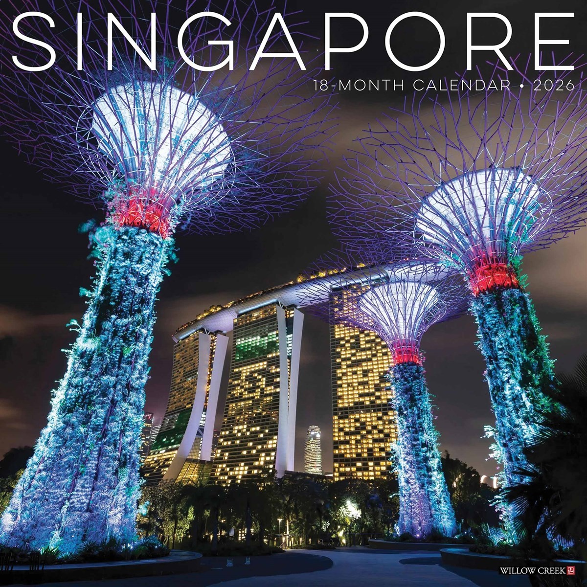Singapore Calendar 2026, Wall Calendars, Month To View, Travel, Gift