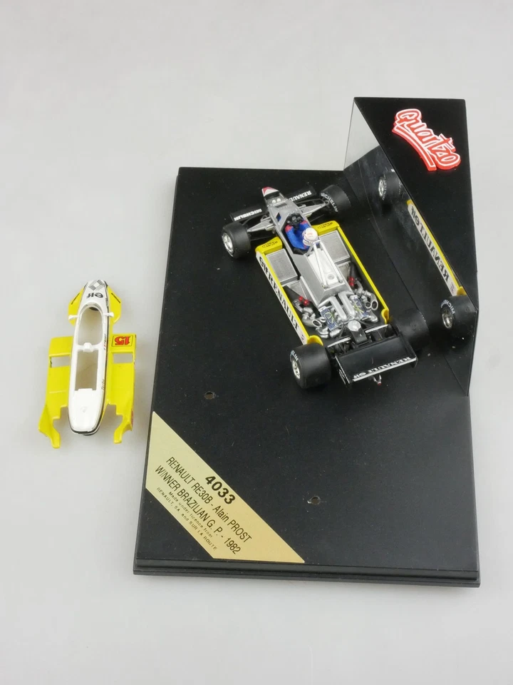Quartzo 1/43 Renault RE30B Alain Prost 15 Win Brazil GP 1982 4033 Vitrine 133094 - Bild 4 von 4