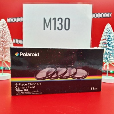 Polaroid 58 mm 4-teiliges Nahaufnahme Kamera Objektiv Filter Kit +1 2 4 10. Sealed refB.D