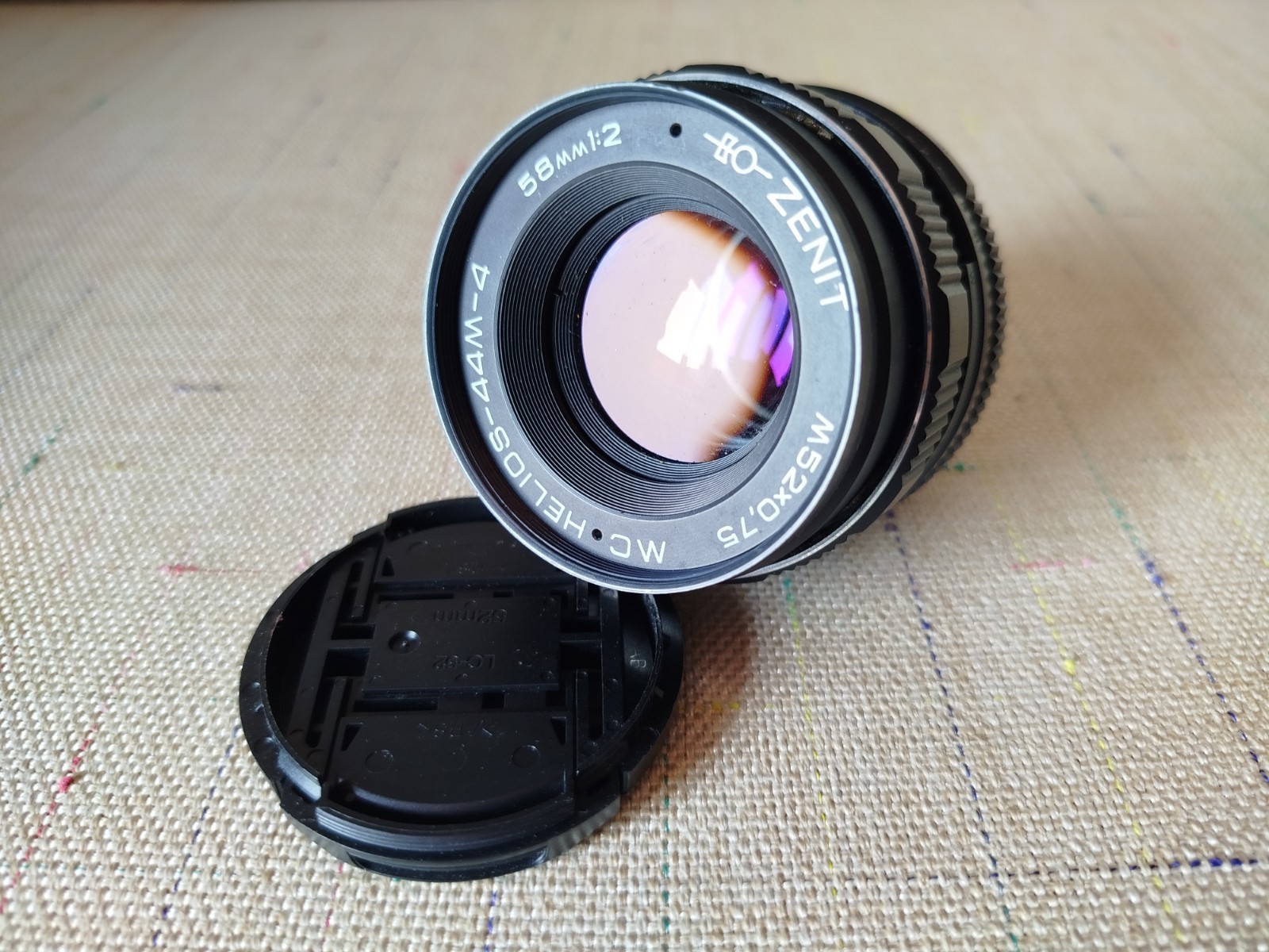 Zenit Helios 44M-4 58mm f2 obiettivo M42 - come nuovo