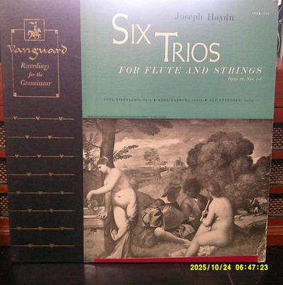 HAYDN, SIX TRIOS FOR FLUTE AND STRINGS, BIRKELUND, KARECKE, PETERSEN, VANGUARD