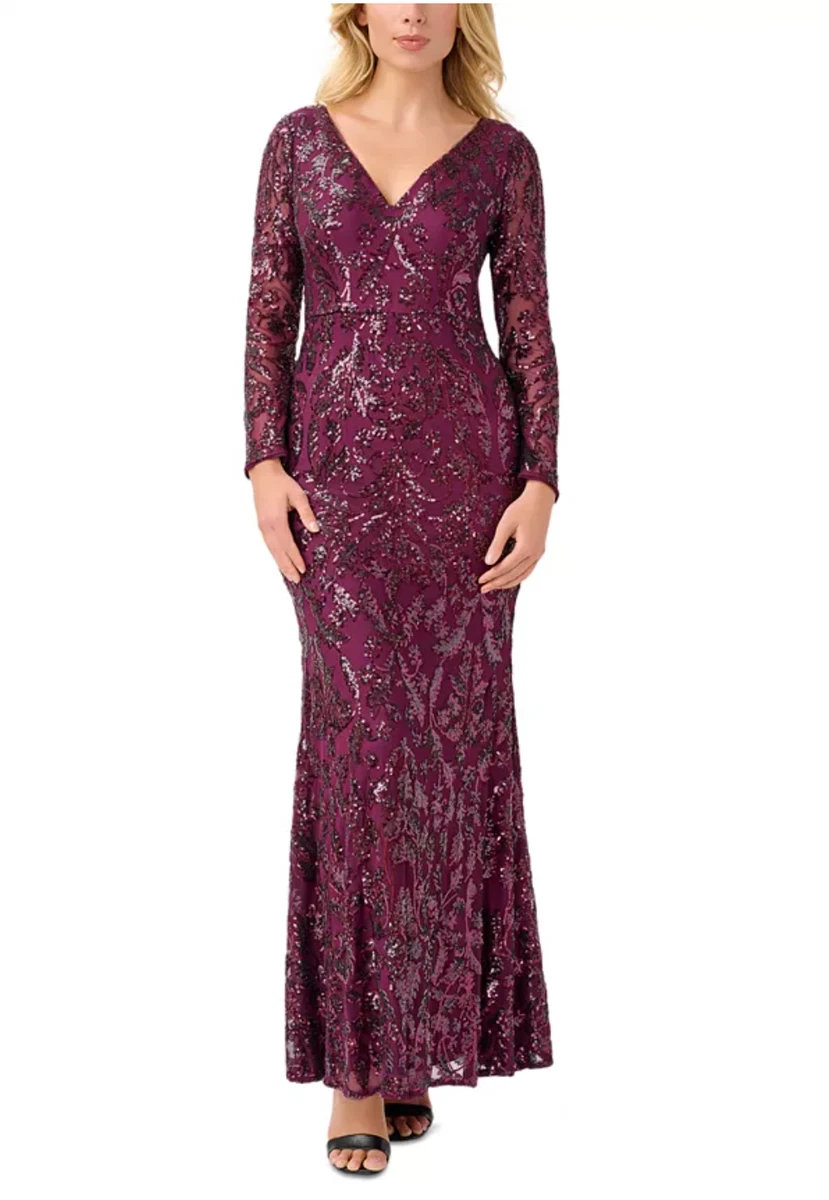 Adrianna Papell Long Sleeve Ball Gowns for Women for sale | eBay