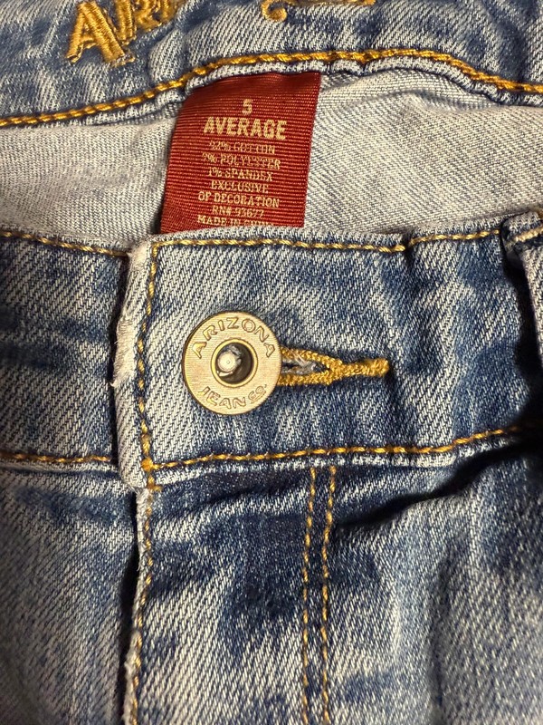 Arizona Jean Co Y2K bootleg mid rise jeans size 8 image 7