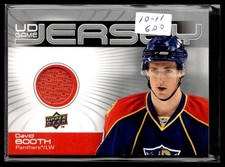 2010-11 Upper Deck Game Jerseys David Booth Florida Panthers #GJ-BO
