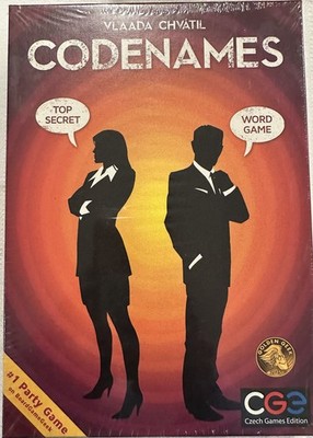 Czech Games Edition Codenames Word Game Spies 2-8+ Ages 10+ Golden Geek 2015