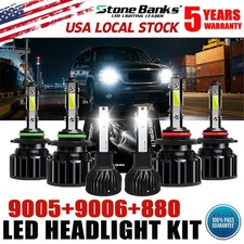 FOR GMC Yukon XL 1500 2500 2000-2006 LED Headlights High Low Fog light Bulbs Kit