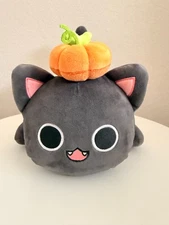 Aphmau MeeMeows 11'' Pumpkin Cat Halloween Plush (Catface)
