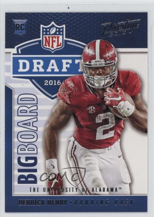 2016 Panini Prestige Draft Big Board Derrick Henry #4 0l1