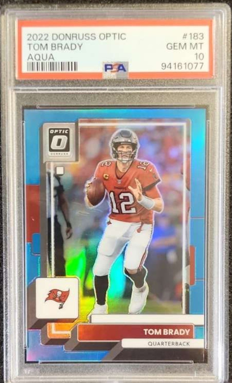 2022 Panini Donruss Optic - Tom Brady #183 Aqua Prizm /299