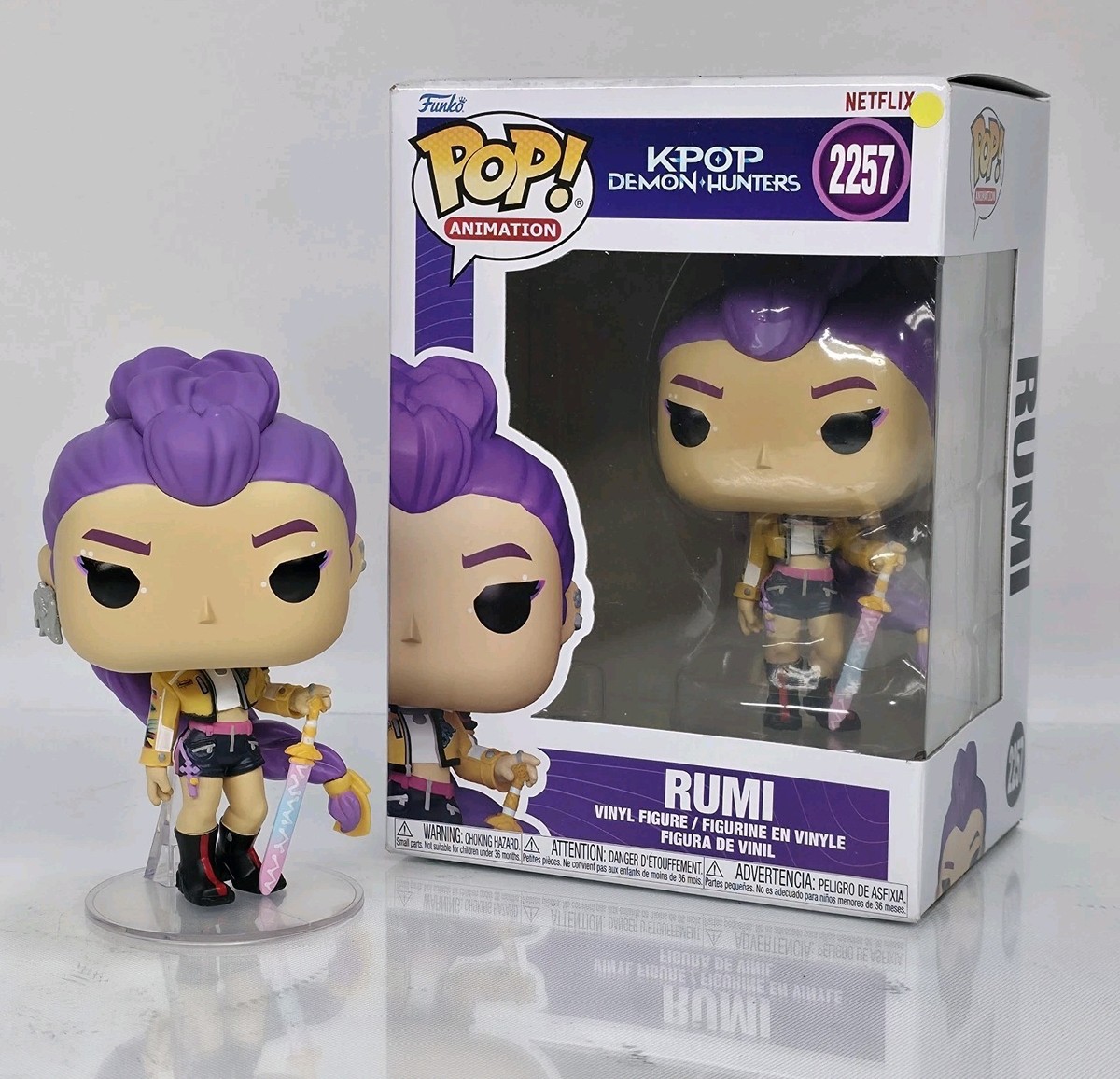 Demon Hunters Rumi #2257 K-Pop Funko Pop! Animation Kpop Figure w