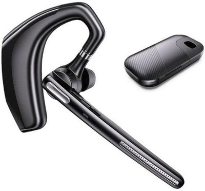 Trucker Wireless Mic Blue Parrot Bluetooth Noise Cancelling Headset Earpiece New
