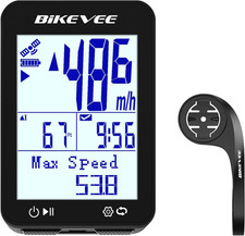 GPS Bike Computer Wireless Bicycle Speedometer Odometer 9 Languages Auto Backlig