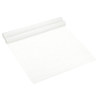8.2ft Crepe Paper Roll, 2 Rolls 20'' Width Paper Streamer Sheet, White