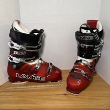 LANGE SX 100 Alpine Downhill Ski Boots Men's MP 27.5 Power Wrap Wedge