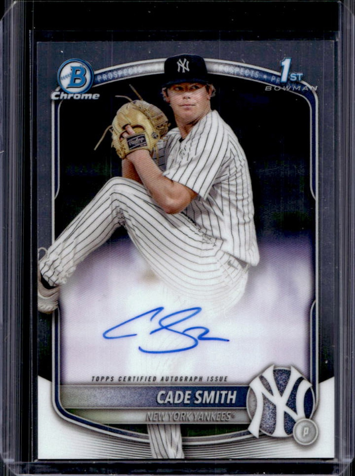 2025 Bowman Chrome Cade Smith Auto 1st Prospect #CPA-CS Yankees