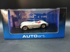 Autoart 1:43 Jaguar C-Type Silver 53502