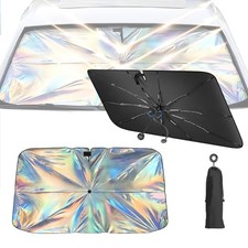 Car Windshield Sun Shade Umbrella, Foldable Sun Visor for Cars, Car 59"x33.5"