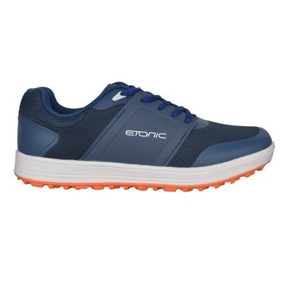 New Etonic Golf G-SOK 5.0 Shoes Navy/White/Orange Size 13 Medium