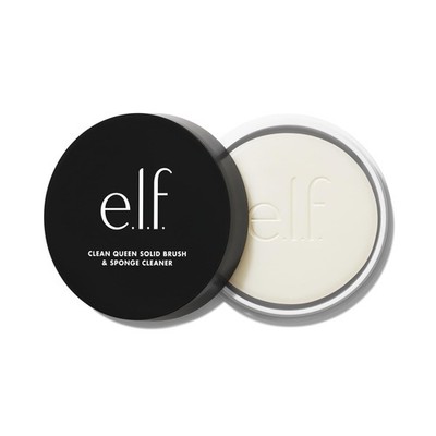 e.l.f. Clean Queen Solid Brush & Sponge Cleaner, Cleanses Face & Eye Makeup B...