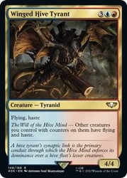 Winged Hive Tyrant - Warhammer 40,000 MTG Rare