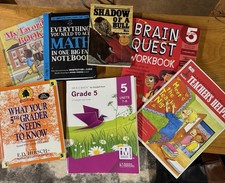 Brain Quest Core Knowledge Grade 5 Workbook Lot Math Language Arts