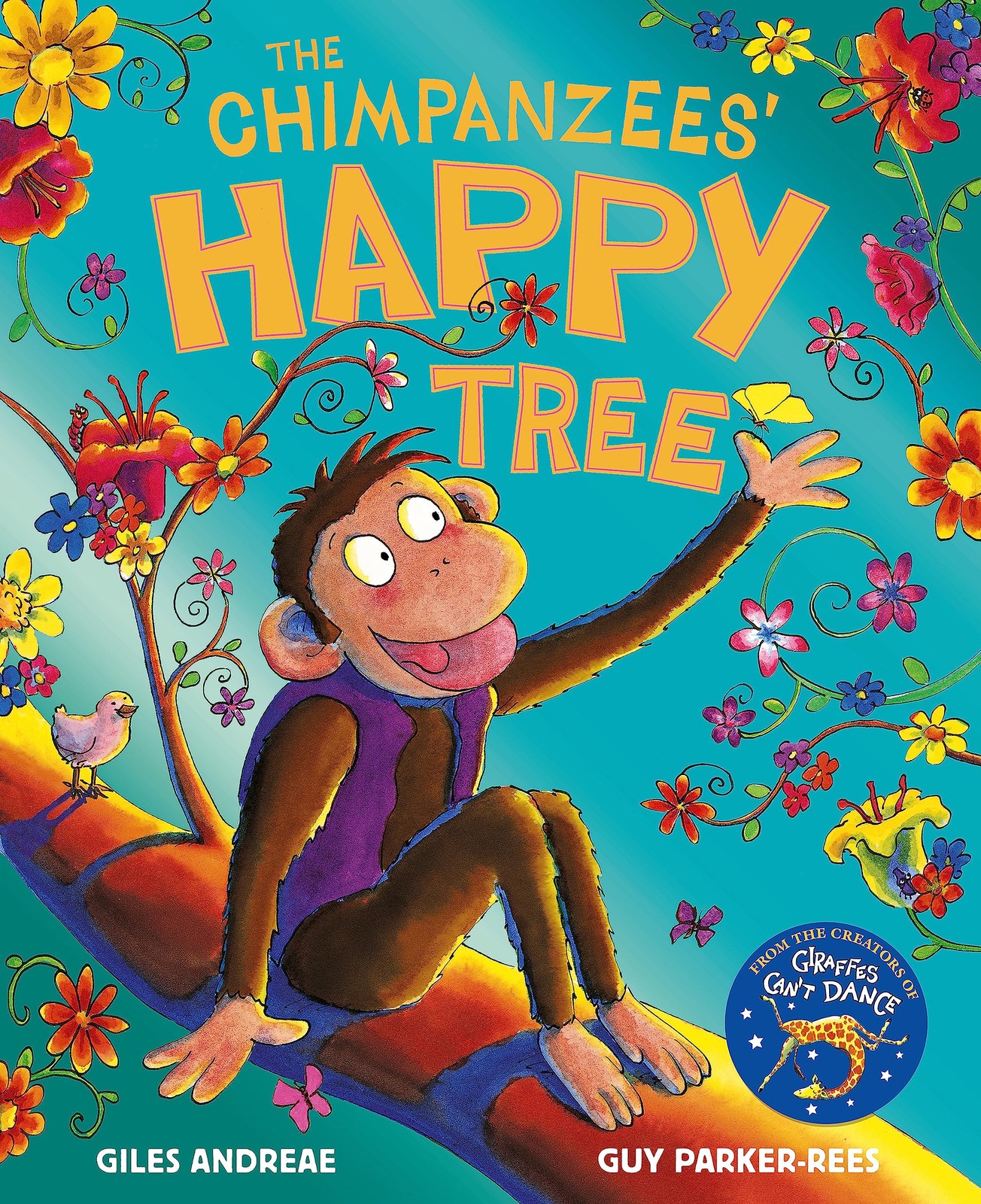 The Chimpanzees' Happy Tree Paperback Children's Picture Book Ages 3-5