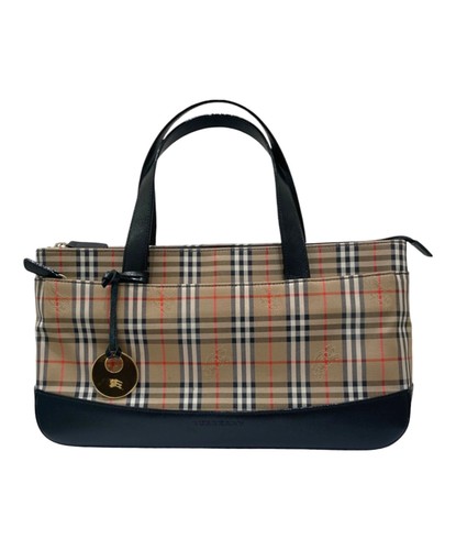 Burberry Shadow Horse Handbag/ Nova Check/ Check Pattern Beige #TFB10925