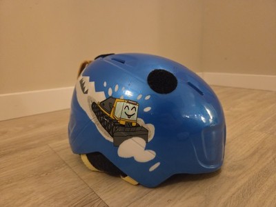 Kinderskihelm Skihelm Größe S 51-55 Skihelm Blau Uvex Pistenraupe
