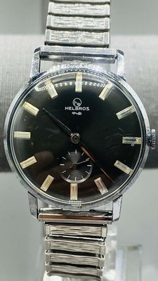 Vintage HELBROS Men s Watch. Classic Manual Wind Movement France RARE